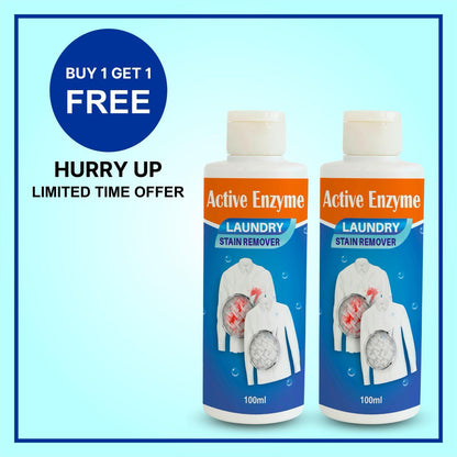 Active Enzyme Laundry Stain Remover - [ Buy 1 Get 1 Free ]