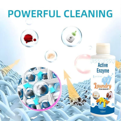 Active Enzyme Laundry Stain Remover - [ Buy 1 Get 1 Free ]