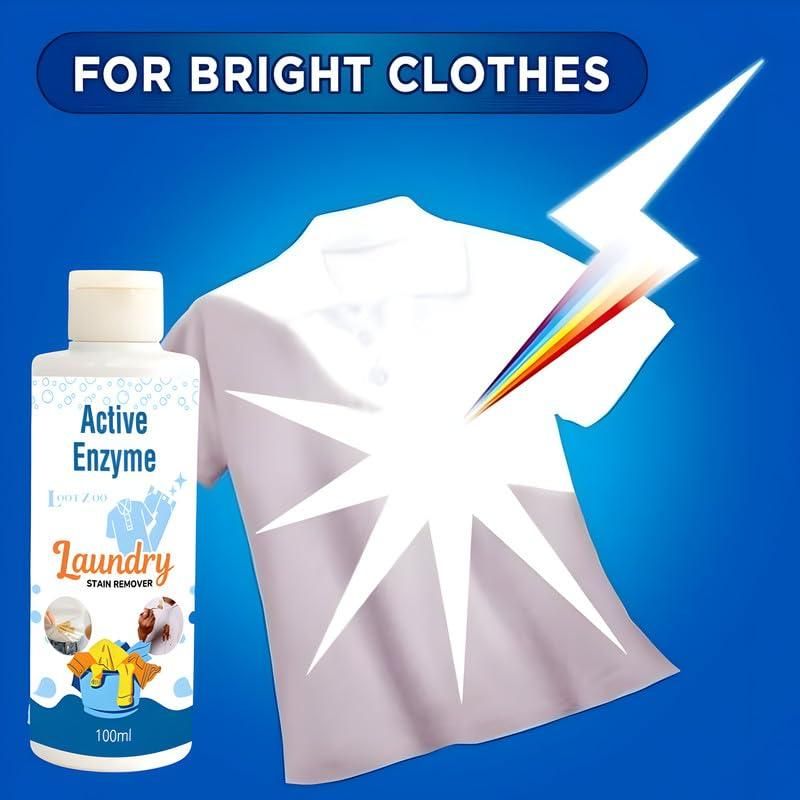 Active Enzyme Laundry Stain Remover - [ Buy 1 Get 1 Free ]