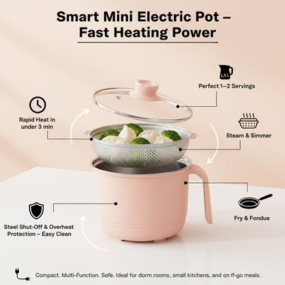 Smart Mini Electric Pot Fast Heating