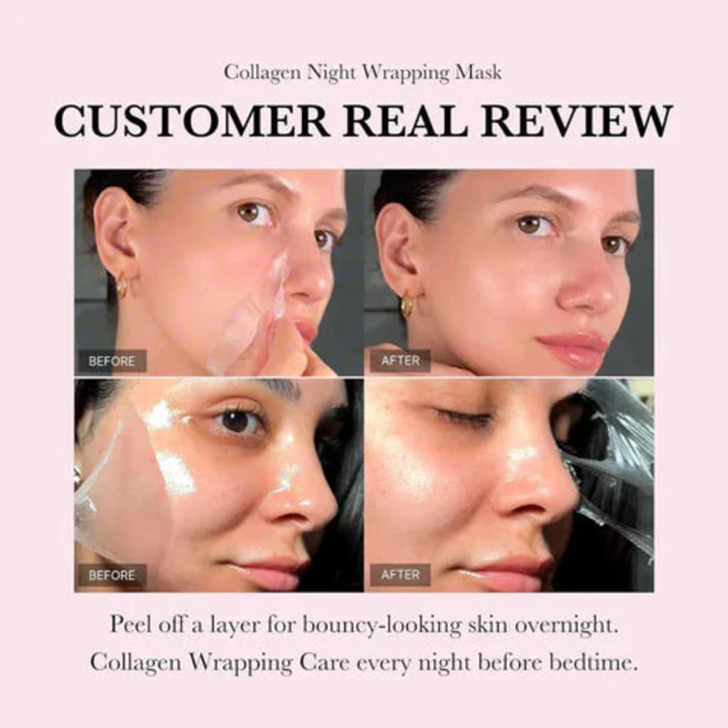 medicube collagen overnight peel off mask