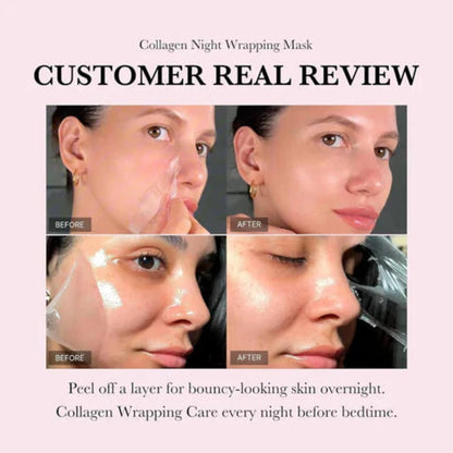 medicube collagen overnight peel off mask
