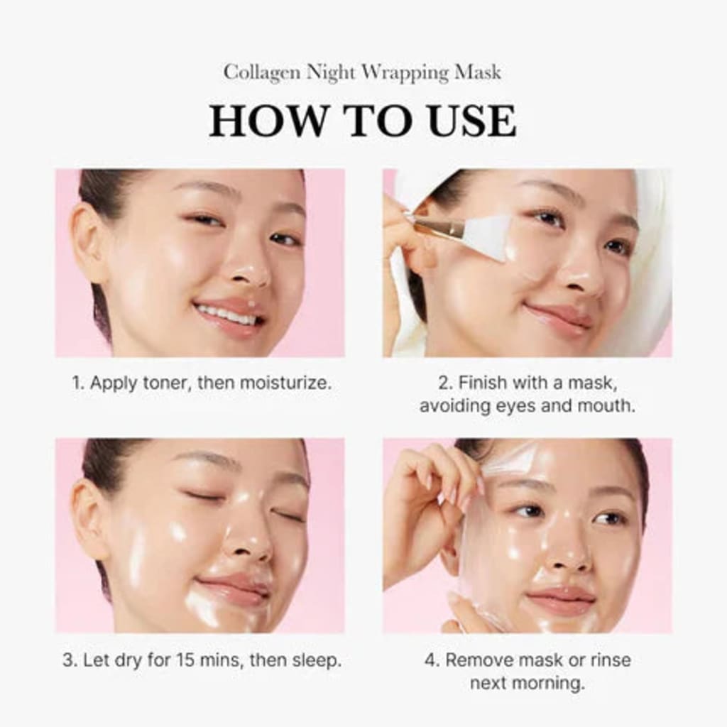 medicube collagen overnight peel off mask
